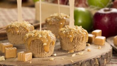 مافين التفاح بالكراميل