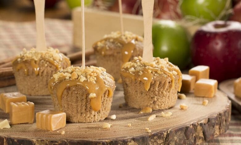 مافين التفاح بالكراميل