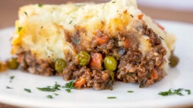 فطيرة البطاطا واللحم