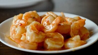 روبيان بالعسل والثوم