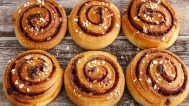 كعكة القرفة المقرمشة