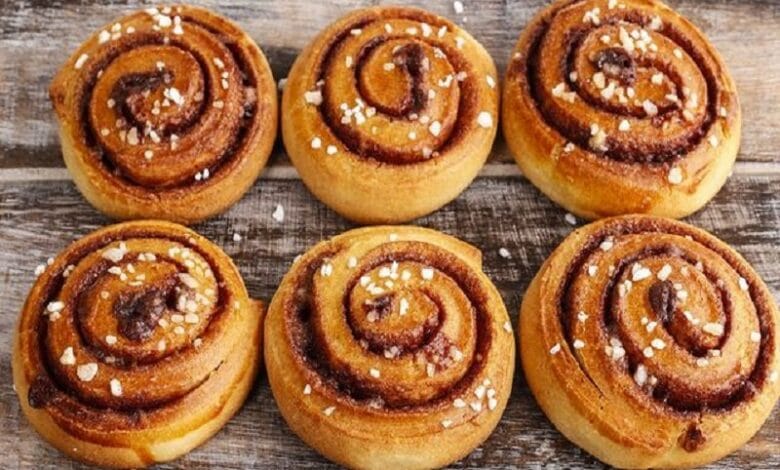 كعكة القرفة المقرمشة