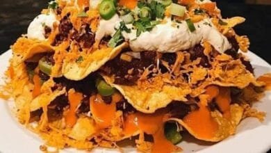 ناتشوز التاكو باللحم والشيدر