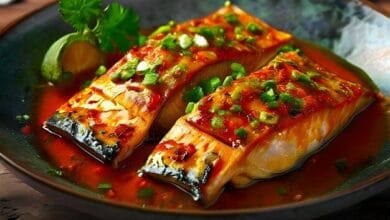 صوص البرتقال والعسل مع اللحومات