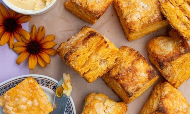 خبز البطاطا الحلوه والعسل