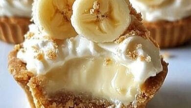 فطائر الموز الكريمية