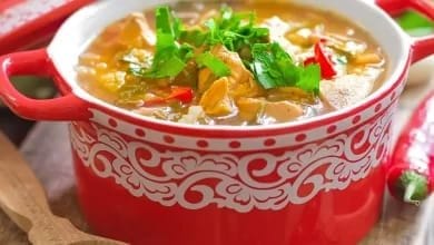 شوربة الدجاج الماليزية