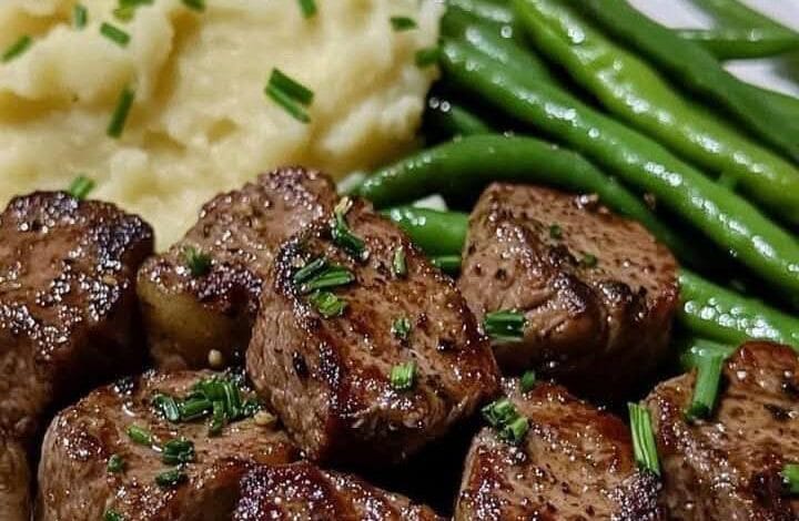 اللوبيا البادرية باللحم والبطاطا