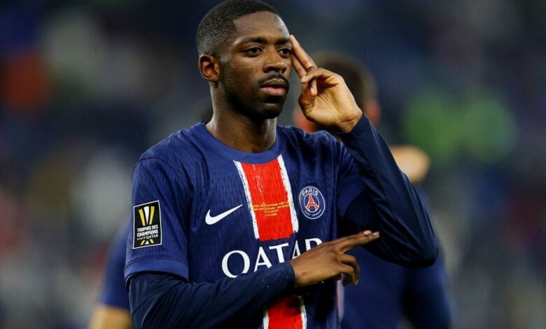 ديمبيلي يتغيّب عن تدريبات باريس