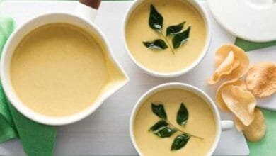 شوربة القرنبيط الهندية الحاره