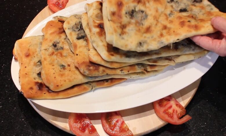 فطائر الزعتر الأخضر