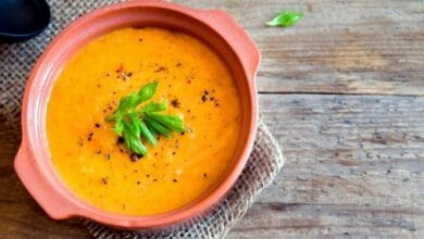 حساء الجزر والشوفان