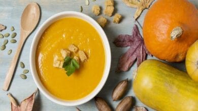 شوربة اليقطين الإيطالية