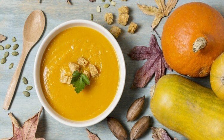 شوربة اليقطين الإيطالية