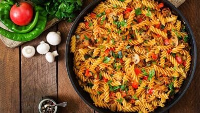 سباغيتي بالخضار