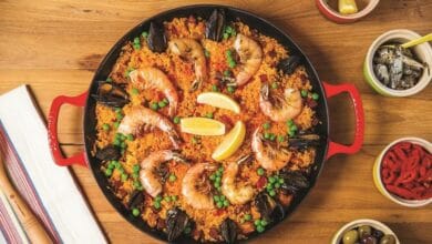 طبق الباييلا الإسباني