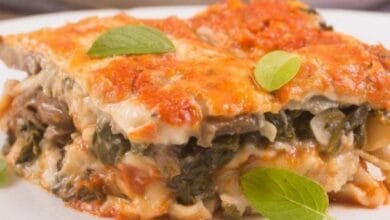 وصفة اليوم من صحتي بصحني ... "سوفلية المشروم والبارميزان"