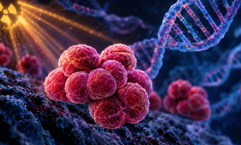 بكتيريا Deinococcus radiodurans المقاومة للإشعاع تحت المجهر