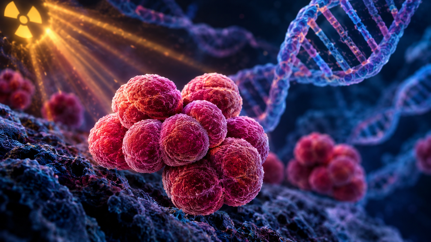 بكتيريا Deinococcus radiodurans المقاومة للإشعاع تحت المجهر